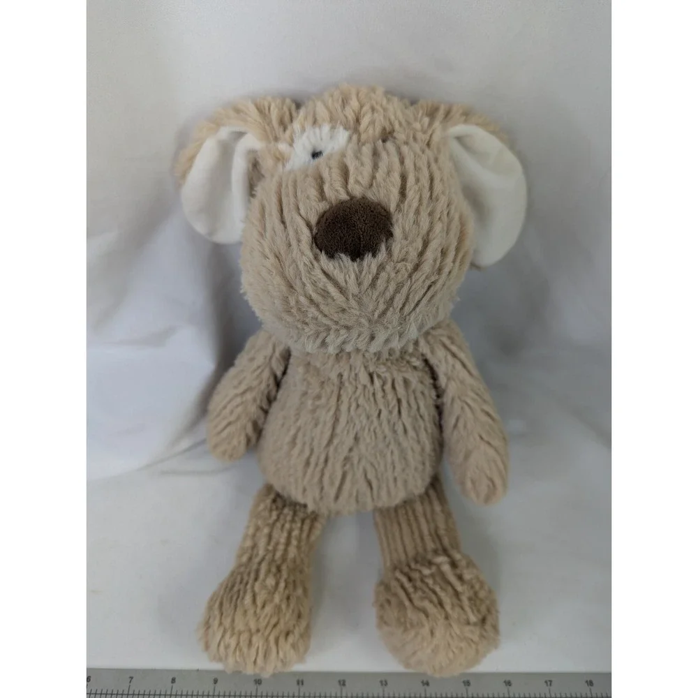 Manhattan Toys Brown‎ Rex Dog Plush 15 Inch Ribbed 2016 Stuffed Animal Toy